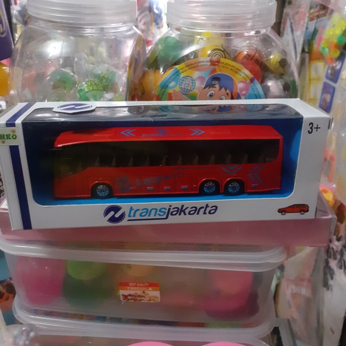 Must Have Mainan Mobil Bus Besi Trans Jakarta Terbaru