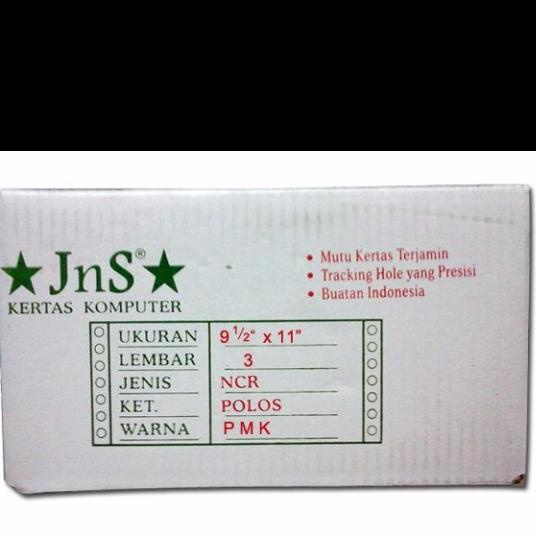 

Continuous Form Jns 9.5 X 11 3Ply Ncr (Kertas Komputer)