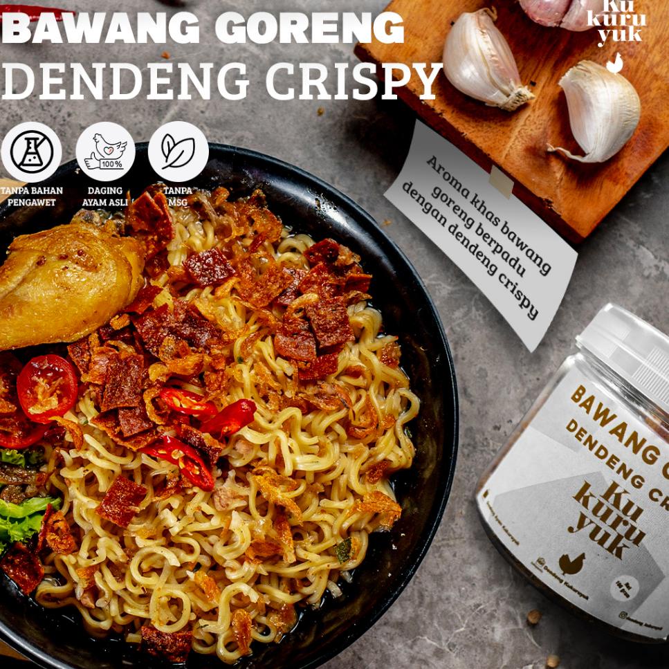 

DISCOUNT !!! Dendeng kukuruyuk - Bawang goreng dendeng ayam crispy 100gr [KODE 568]