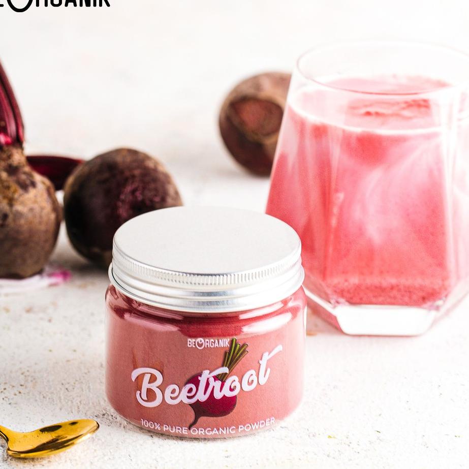 

Diskon⭐Beorganik Beetroot Powder / Buah Bit Merah 80gr