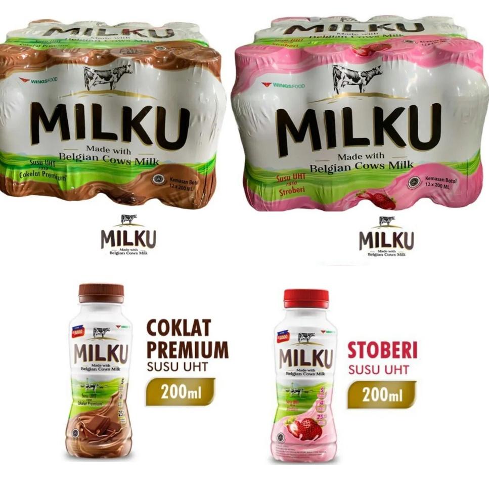 

DISCOUNT !!! MILKU BAL ISI 12 x 200ml SUSU UHT COKELAT STRAWBERRY BELGIAN COW COKLAT STROBERI MINUMAN CEMILAN ANAK SEHAT GROSIR MURAH WINGSFOOD BOTOL PARCEL HAMPERS PARSEL BOX KARTON BALL [KODE 9]