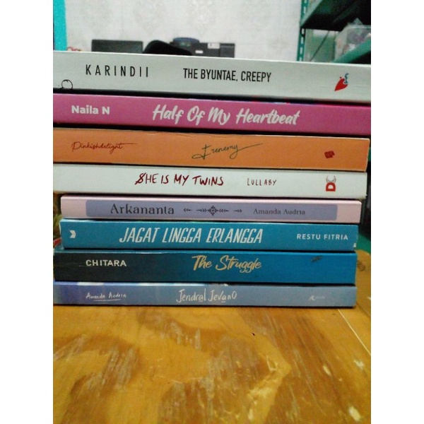 PRELOVED NOVEL | Jendral Jevano | Arkananta | Frenemy | The Byuntae, Creepy | The Struggle | She Is 