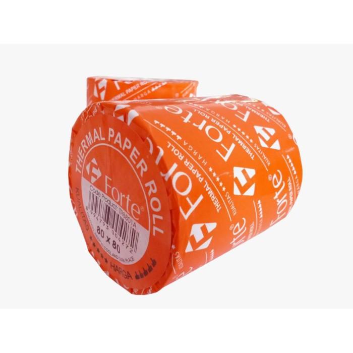 

Terlaris Kertas Thermal / Kertas Kasir 80 X 80 Mm Forte (60 Pcs) 1 Karton