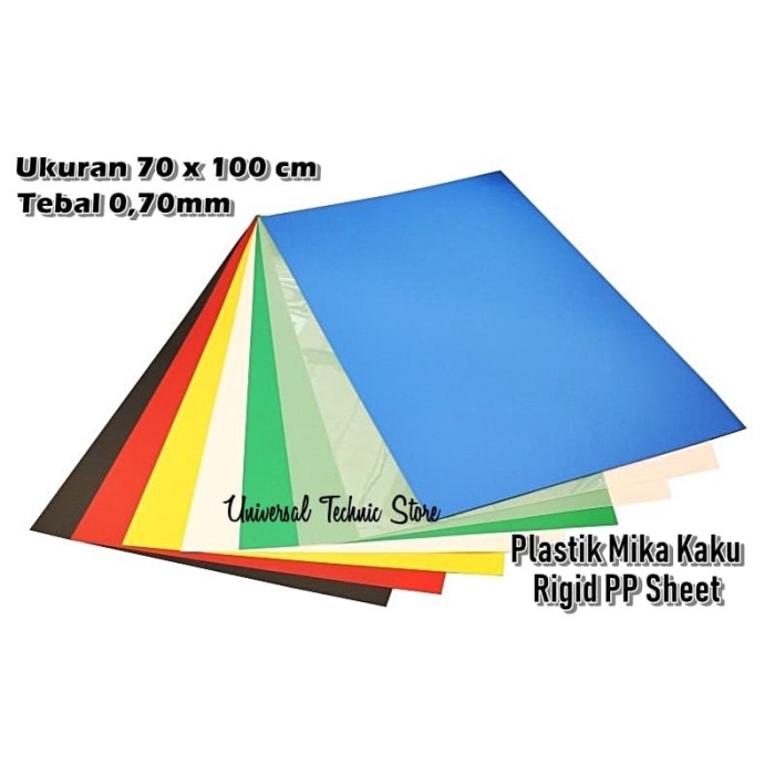 

TERLARIS Plastik Mika Kaku PP Cover Agenda Grosir 70cm x 100cm Tebal 0.7mm /BUKU TULIS SEKOLAH/BUKU