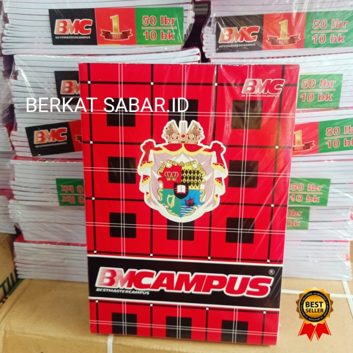 

Discount BUKU TULIS BMCAMPUS ISI 50 LEMBAR DAN 36 LEMBAR [ 1 PAK ISI 10 BUKU ] /BUKU TULIS