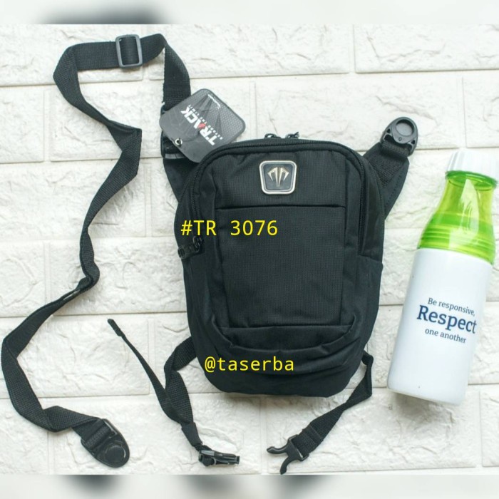 Tas Paha Tas Pinggang Paha OutDoor Travel Tracker Original TR 3017 - TR 3076 Black(M3W9) tas paha pr