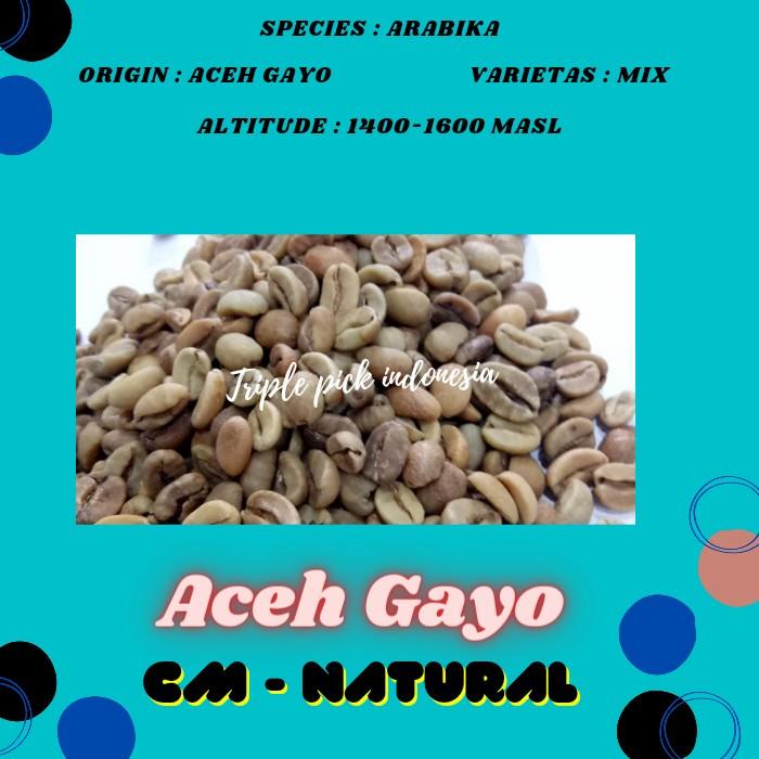 

green bean / Biji kopi arabika gayo CM Natural
