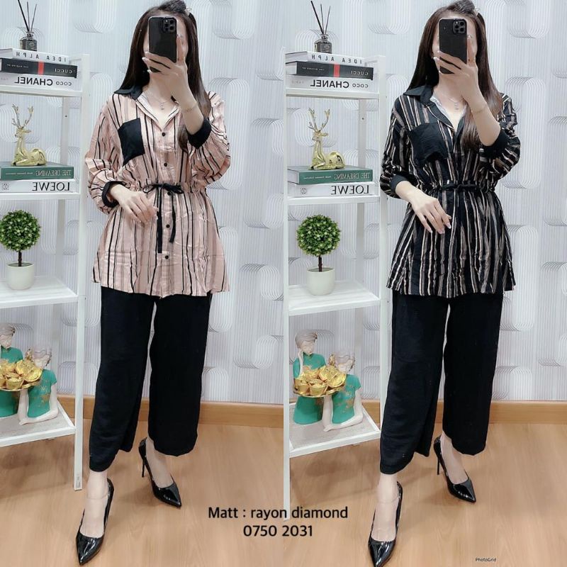 SETELAN RAYON BANGKOK SALUR 2IN1 | ADEM NYEZZ