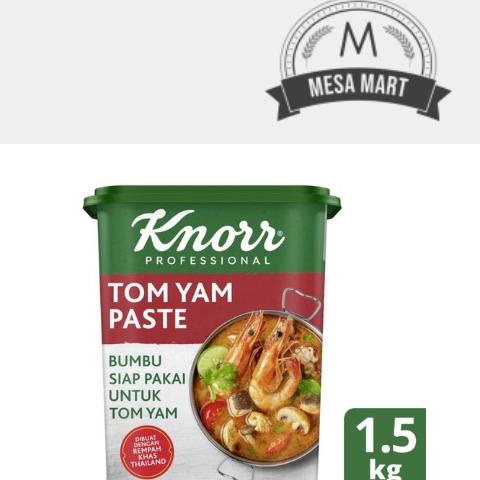 KNORR TOMYUM PASTE TOMYAM TOM YAM 1500 GR 1.5 KG PASTA KNOR