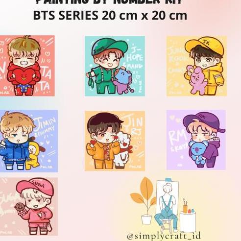 

Best Product♔ Simply Craft ID - Paint By Number 20x20cm BTS Series DIY Painting Kit Mewarnai Lukisan with Wooden Frame / Hampers Lebaran / Hadiah Ulang Tahun / Hadiah Untuk Teman / Souvenir CLV