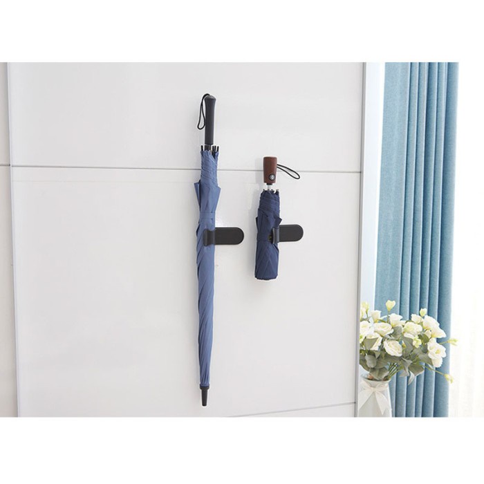 Gantungan Organizer Barang Payung Umbrella Hook Holder Self-adhesive