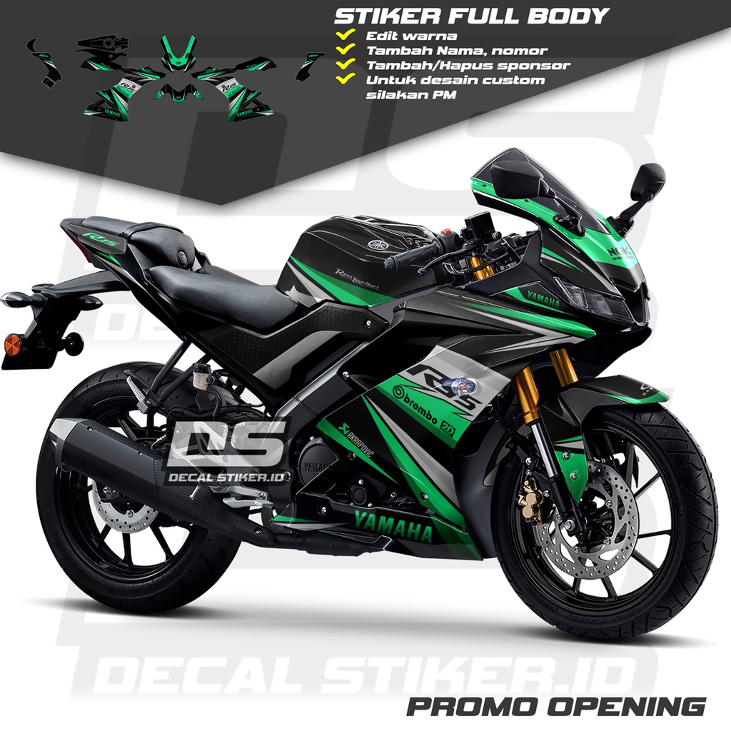 Decal R15 V3 Full Body Keren Stiker R15 V3 Full Body Keren Striping R15 V3 Terbaru Decal R15 V3 Full