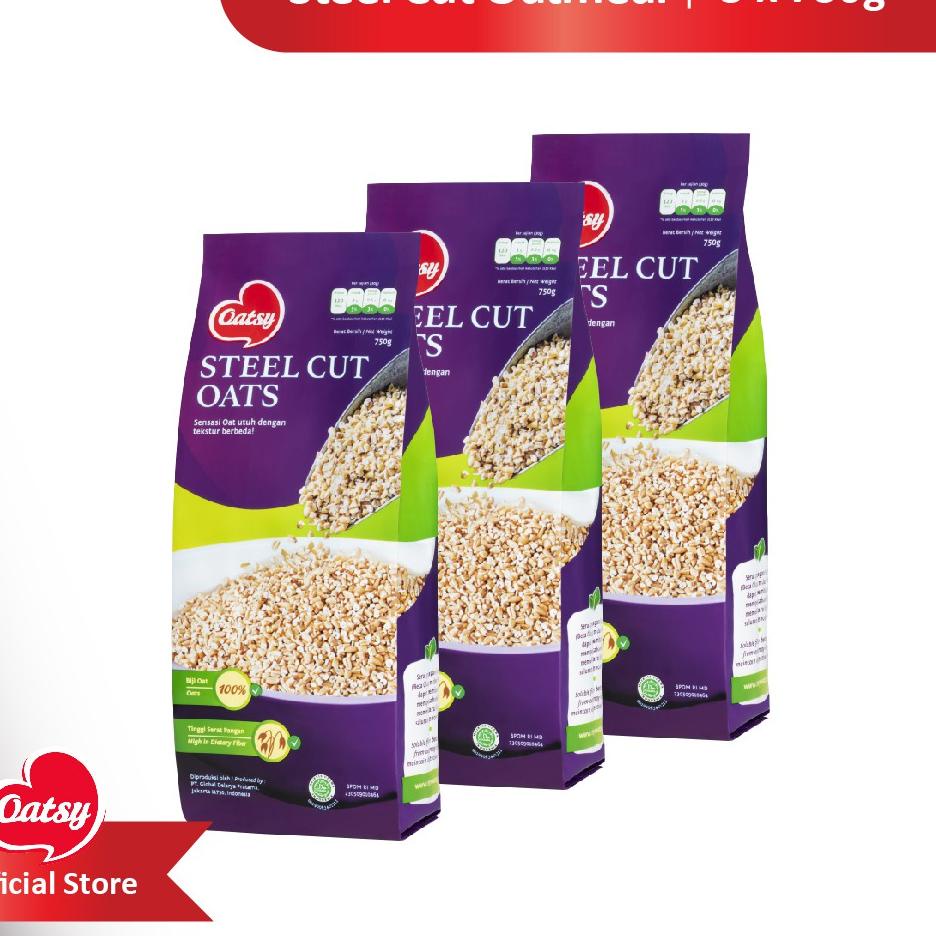 

Sale⭐OATSY Steel Cut Oats 750g (Triple Pack)