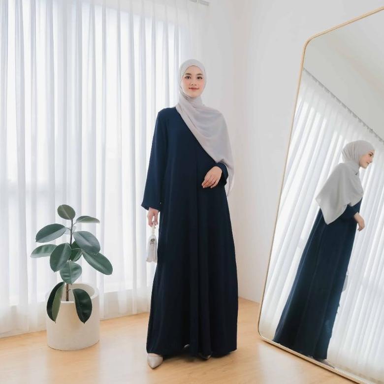 BISA COD abaya gamis/abaya putih /abaya crincle S-Xxl/abaya 2023 