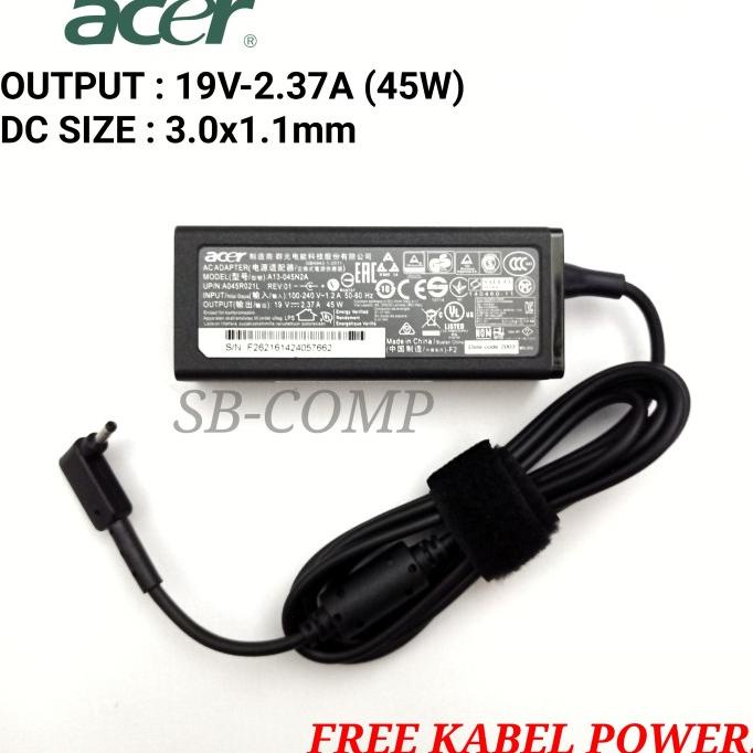 Adaptor Charger Laptop Acer Aspire 3 A314-35 A314-35S Original