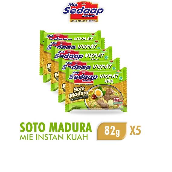 

DISKON !!! Mie Sedaap Soto Madura 82gr x5 [KODE 74]