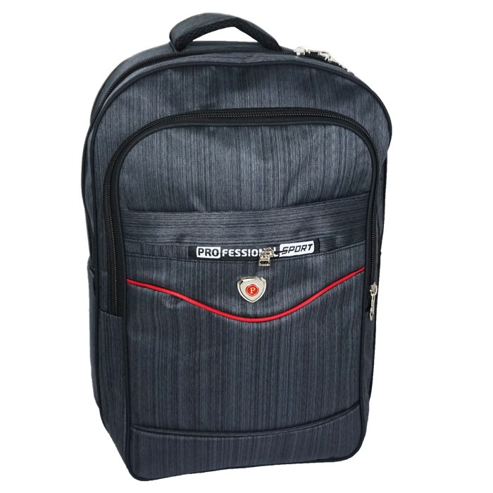 Tas ransel Tas Ransel Pria Ukuran Besar Murah Tas Ransel Laptop Bahan Nilon Jumbo - Hitam(V8F1) tas 