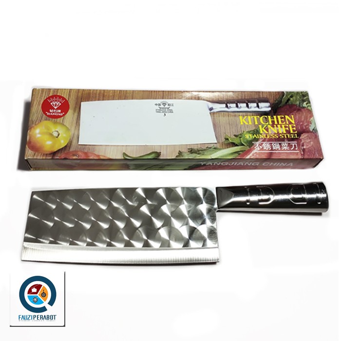 Pisau Daging Diamond 1102 W4D2 Golok Alat Masak Stainless Besar Perlengkapan Promo Buah Reguler Supe