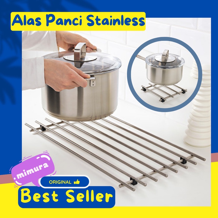Terlaris Alas Panci Alas Tahan Panas Stainless Perlengkapan Dapur