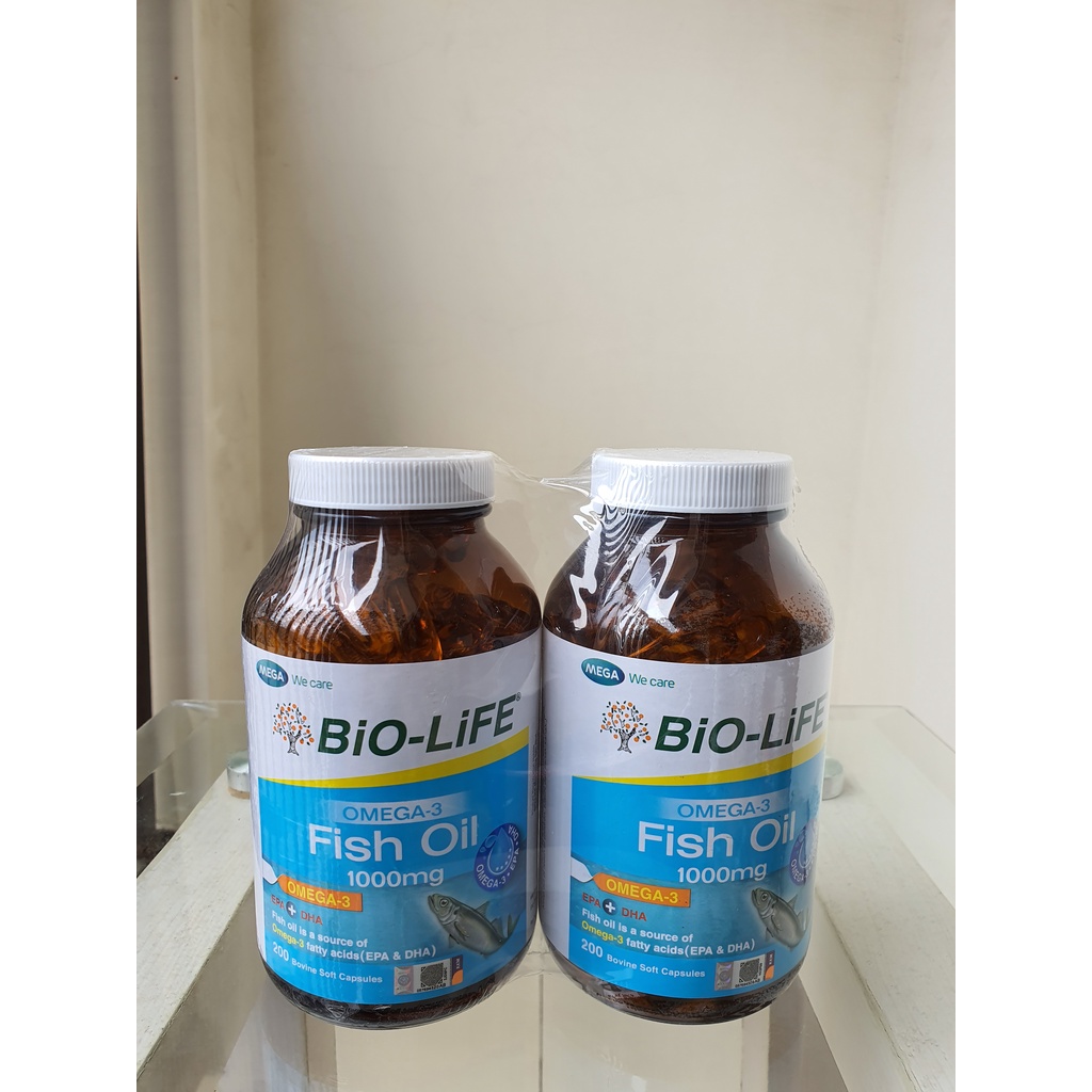 Bio Life Fish Oil Omega 3 1000 mg  dijamin ORI