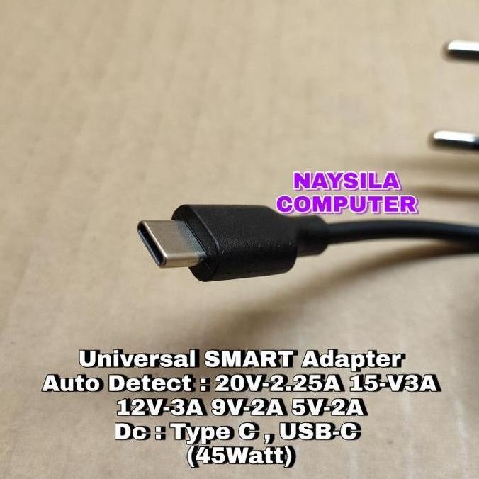 Adaptor Laptop Charger Acer Chromebook 11 Cb311 Cb311-8H Type C