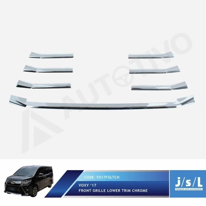 Jsl Grill Radiator Voxy Front Grille Lower Trim Chrome