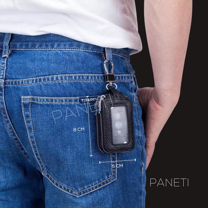 Dompet Kunci Motor Keyless Kulit Dompet STNK Mobil Gantungan Kunci