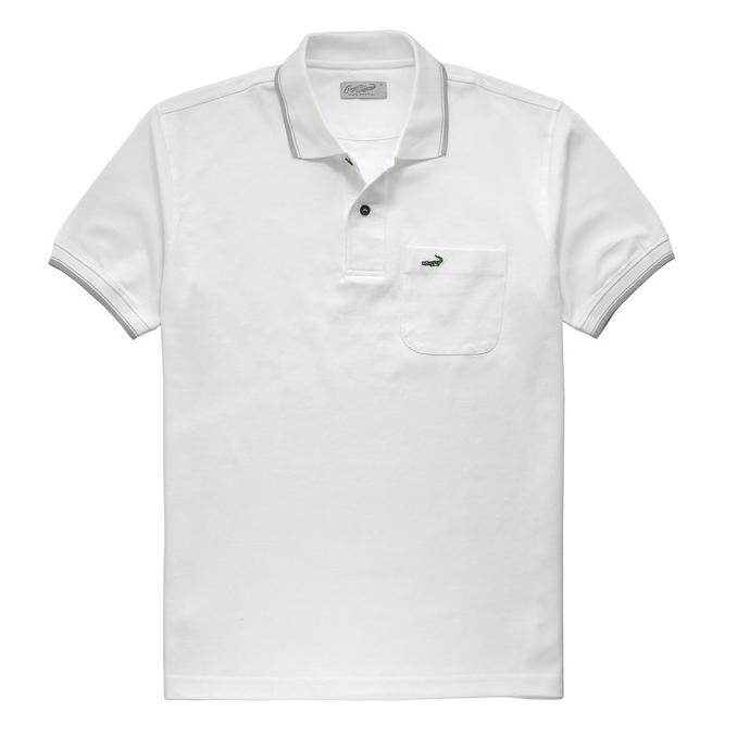 Crocodile CRCOLE 4 - Kaos Polo Pria Original - Katun - Ash putih,L