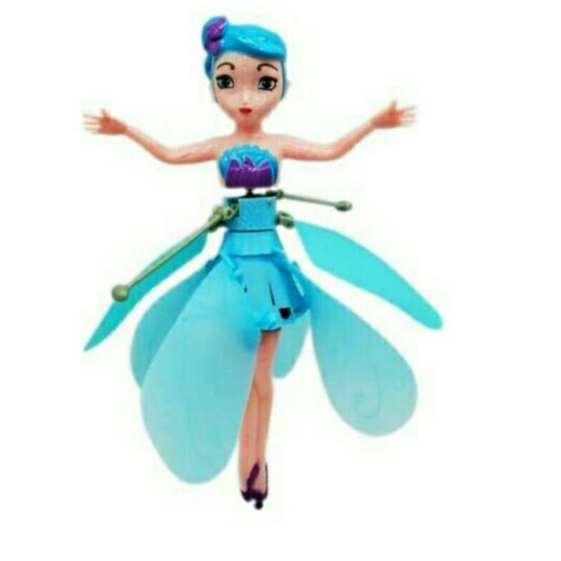 Mainan boneka barbie terbang sensor peri terbang sensor