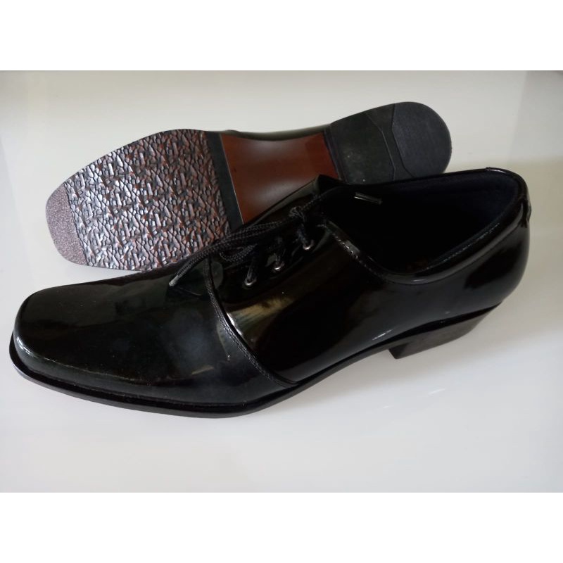 [cece.official] Sepatu Kulit Asli Produk Tanggulangin F 05 Hitam Sepatu Kerja Sepatu Santai Sepatu S