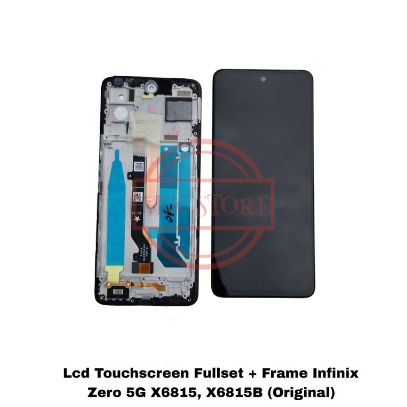 LCD TOUCHSCREEN + FRAME INFINIX ZERO 5G X6815 - X6815B ORIGINAL