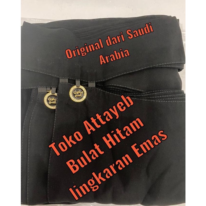 Cadar Bandana Poni ORI Saudi Bandul Daun Emas Bahan Halus