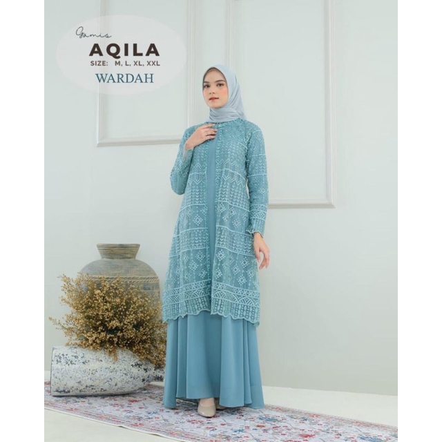 READY GAMIS AQILA/GAMIS OUTER/GAMIS OUTER LEPAS/GAMIS MODERN/GAMIS TERBARU/GAMIS CERUTY