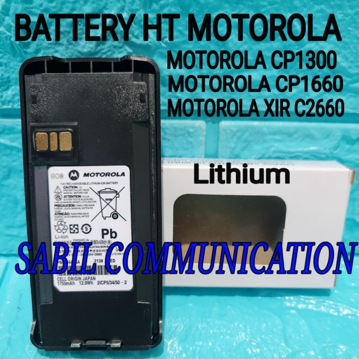 BATRE HT MOTOROLA CP 1660 CP 1300 CP1660 CP1300 LITHIUM MURAH ORIGINAL TERBARU