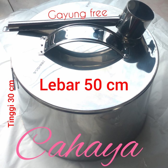 Terlaris Panci Es Semangka India 50 X 30/Dandang Es Semangka/Tong Es Besar/Free