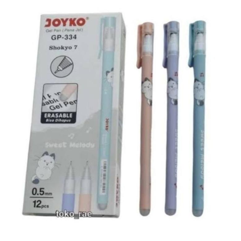 

12PCS PENA HAPUS JOYKO GP-334 .