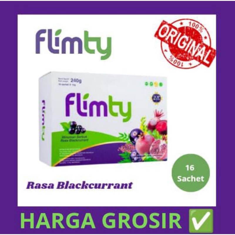 Flimty Fiber - 1 Box (isi 16 sachet) Antioksidan