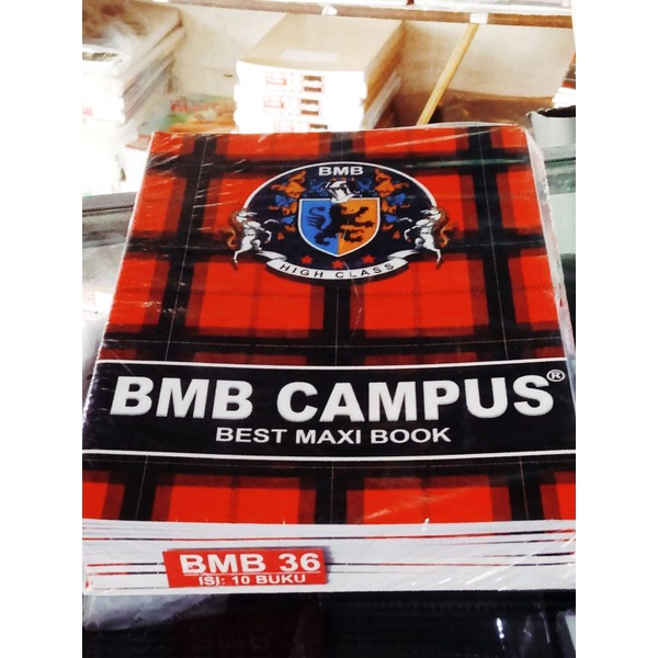 

Buku tulis BMB Campus isi 36 1 pack isi 10pcs