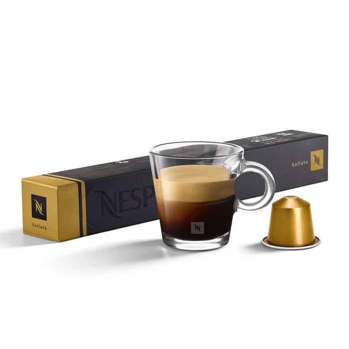 

TERMURAH Nespresso Volluto Coffee Capsule / Kapsul Kopi - 10 capsules /KOPI EUBE/KOPI KAPAL