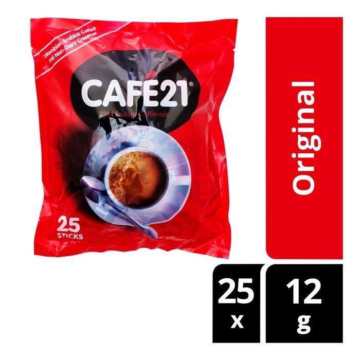 

TERBARU Cafe21 2in1 Instant Coffeemix / Cafe 21 Coffee Kopi /KOPI EUBE/KOPI KAPAL API/KOPIBUBUK/KOPI