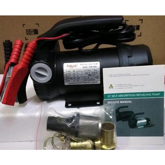 Pompa Oli Dan Solar Dc 12Volt Air Lux Zy.50-12Vdc Pompa Dc 12Volt