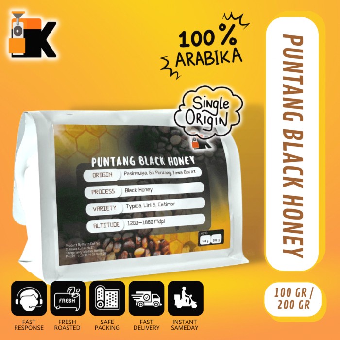 

Discount Kopi Arabika Gunung Puntang Black Honey Juara #1 KKSI 200gr /KOPI EUBE/KOPI KAPAL