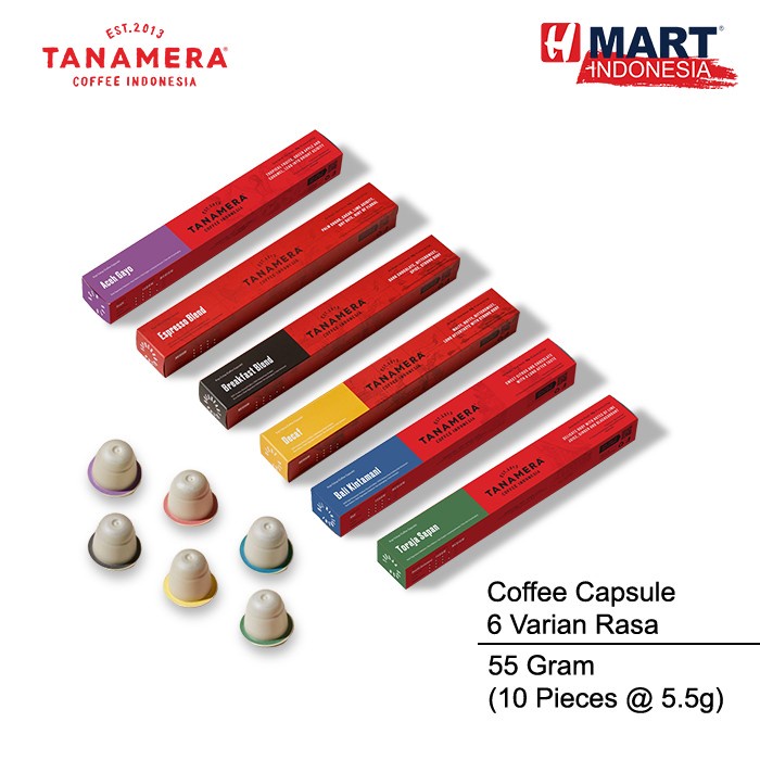 

TERMURAH TANAMERA COFFEE - Coffee Capsule / Kapsul Kopi /KOPI EUBE/KOPI KAPAL API/KOPIBUBUK/KOPI