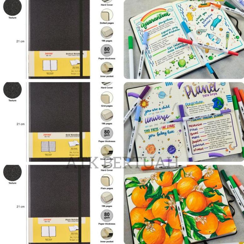 

NOTEBOOK BUKU CATATAN AGENDA JURNAL DIARI POLOS PETAK TITIK GARIS .