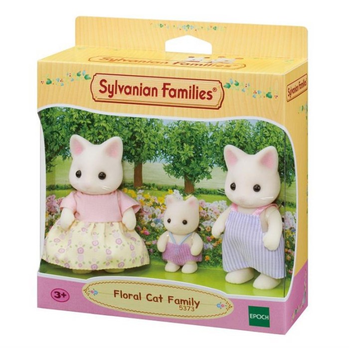 Must Have Syvanian Families Floral Cat Family New Terbaru