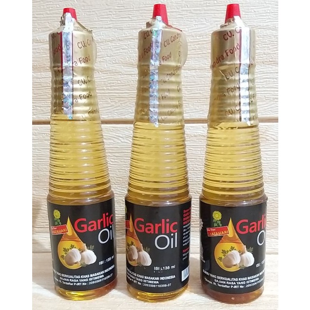 ✔MURAH Minyak Bawang Putih Cap Bunga Matahari 135ml Halal / Garlic Oil