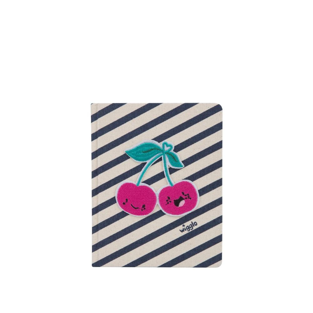 

WIGGLO NOTEBOOK CANVAS CHERRY NAVY .