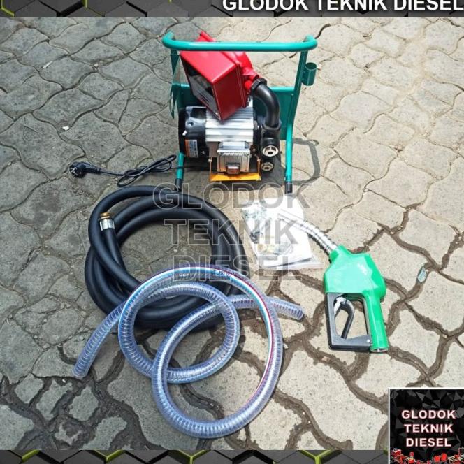 Pompa Minyak Oli Solar Elektrik With Flow Meter Wipro Pmef3 Original