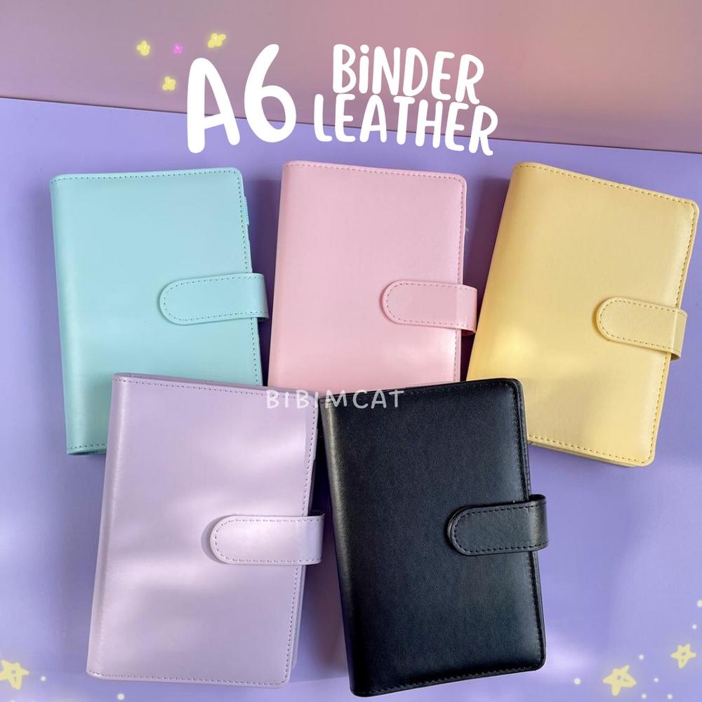 

(A6 SIZE) BINDER PU LEATHER KULIT / JOURNAL NOTEBOOK KULIT .