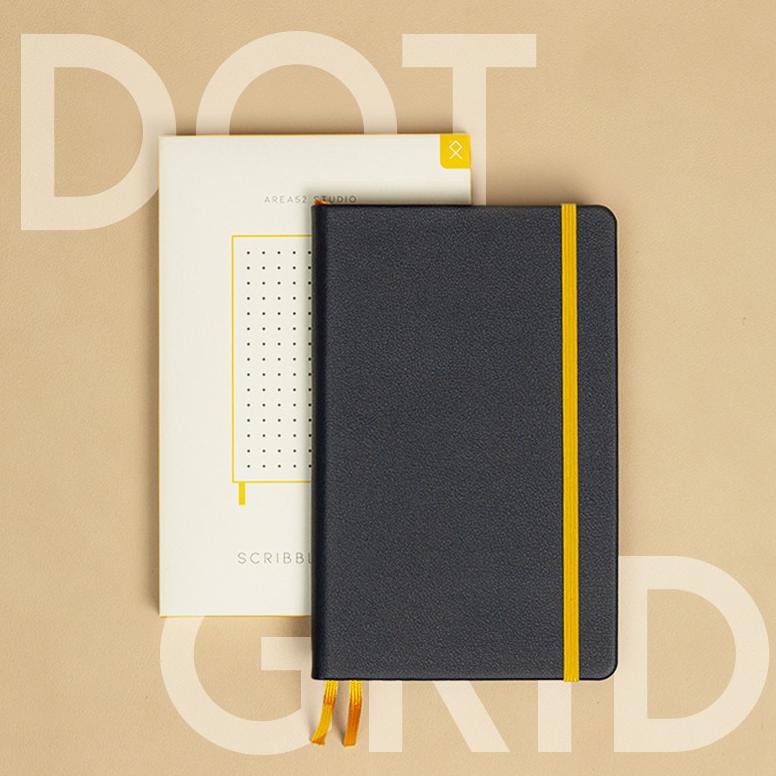 

AREA 52 SCRIBBLEJOURNAL DOT GRID - NOTEBOOK DOTTED PAPER .